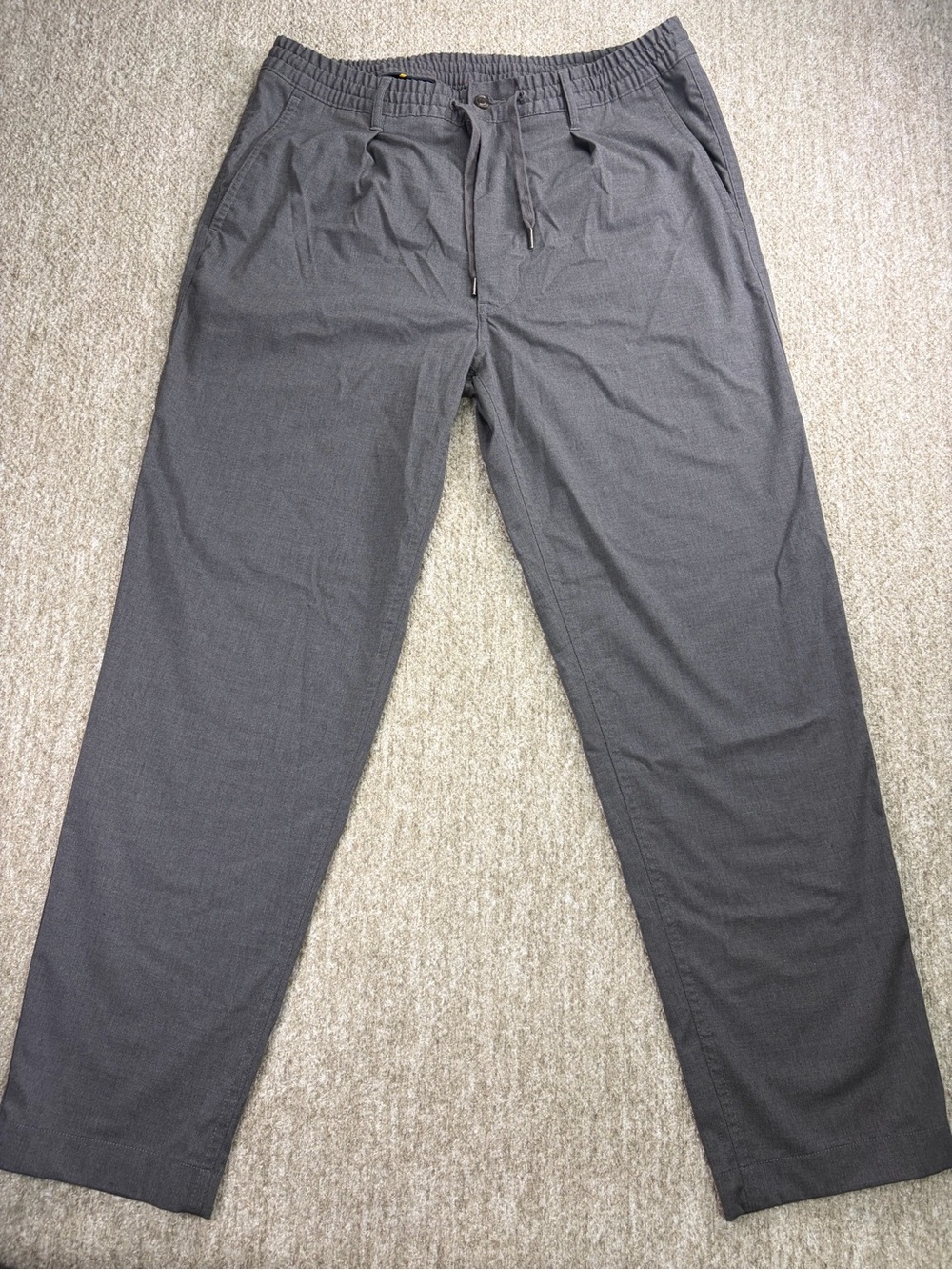 Polo by Ralph Lauren stretch Tailored slim-fit Charcoal Drawstring Pants #polo